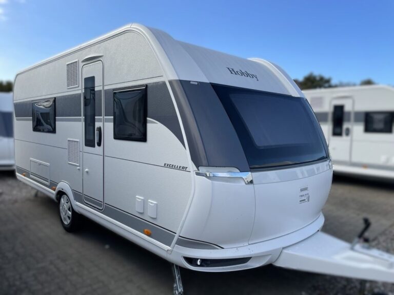 Hobby Excellent 495 WFB campingvogn hos Caravan Center Nord i Tyskland.