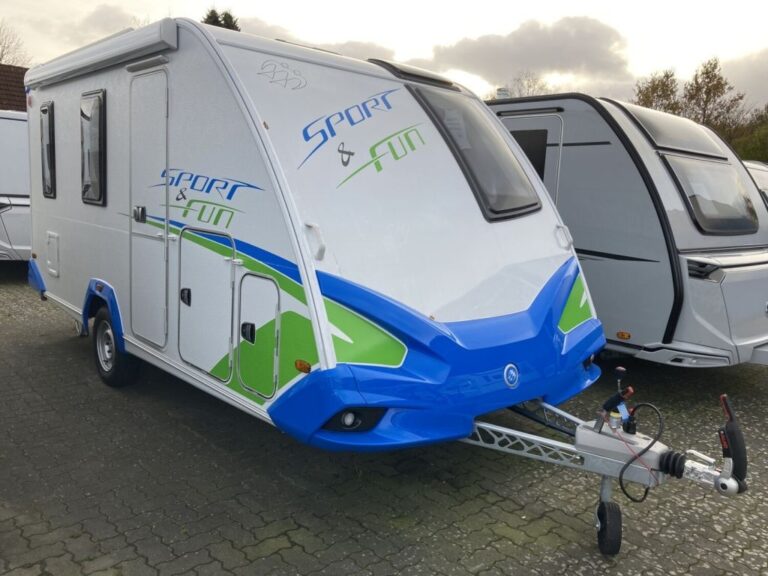 knaus sport and fun campingvogn i tyskland